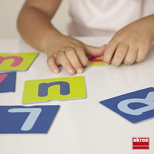 TACTO FICHAS LETRAS Y SIGNOS DE PUNTUACIÓN - Akros