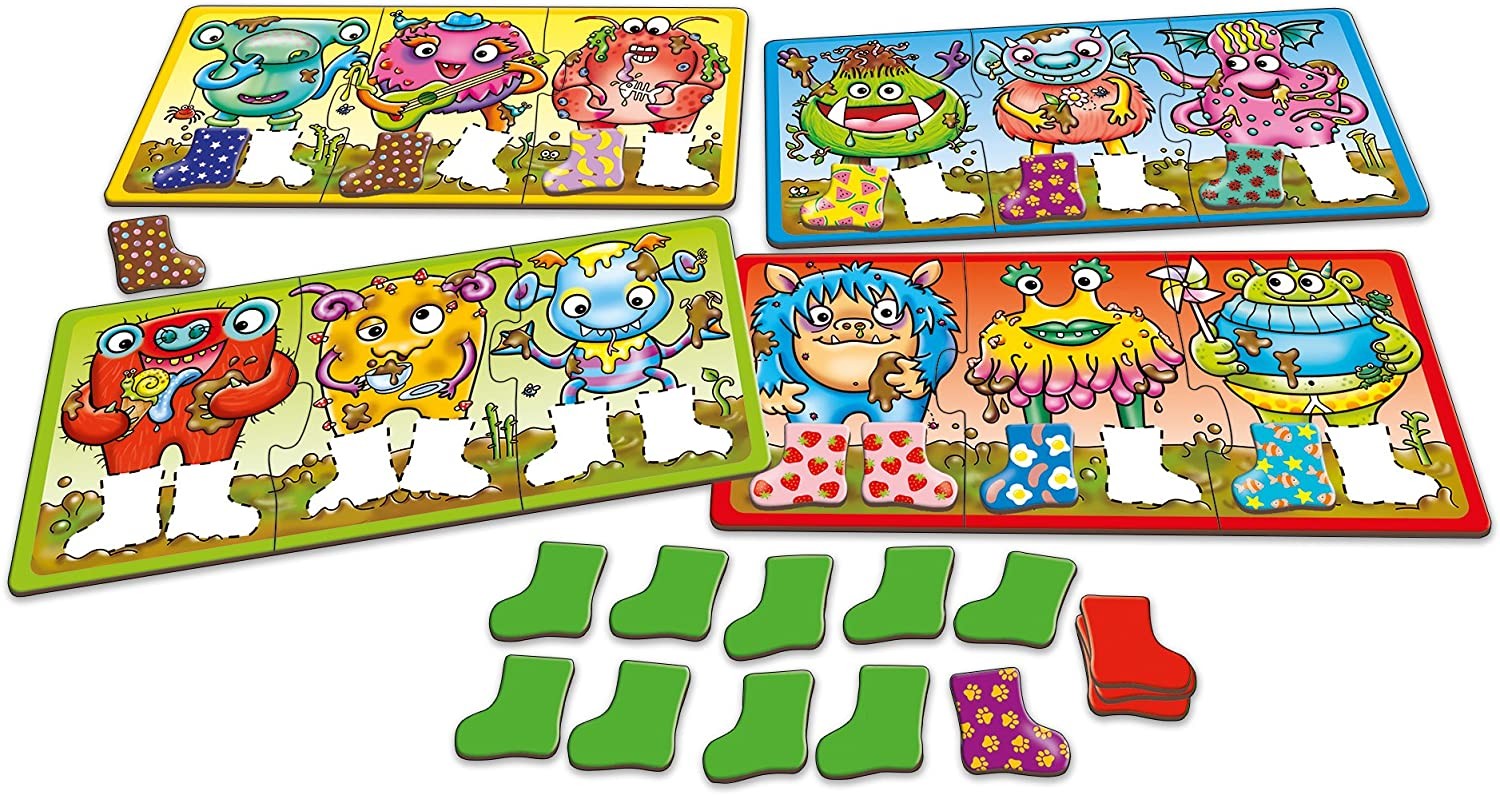 JUEGO ASOCIACION SMELLY WELLIES - Orchard Toys