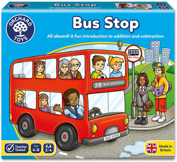 Juego de sumas y restas Bus stop - Orchard Toys