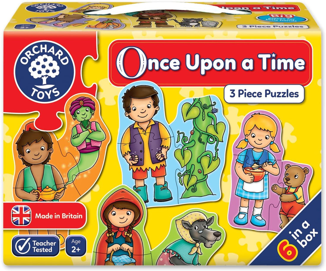 ONCE UPON A TIME 6 PUZZLES 3 PZAS - Orchard Toys