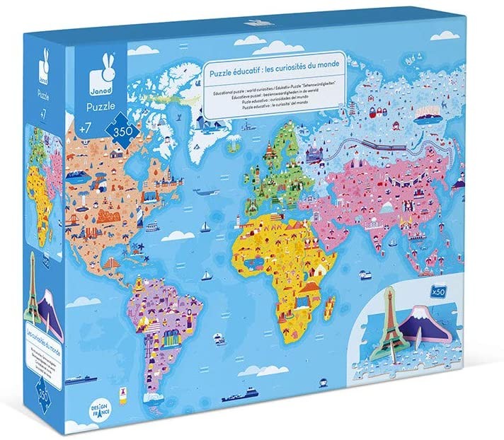 PUZLE CURIOSIDADES DEL MUNDO - Janod