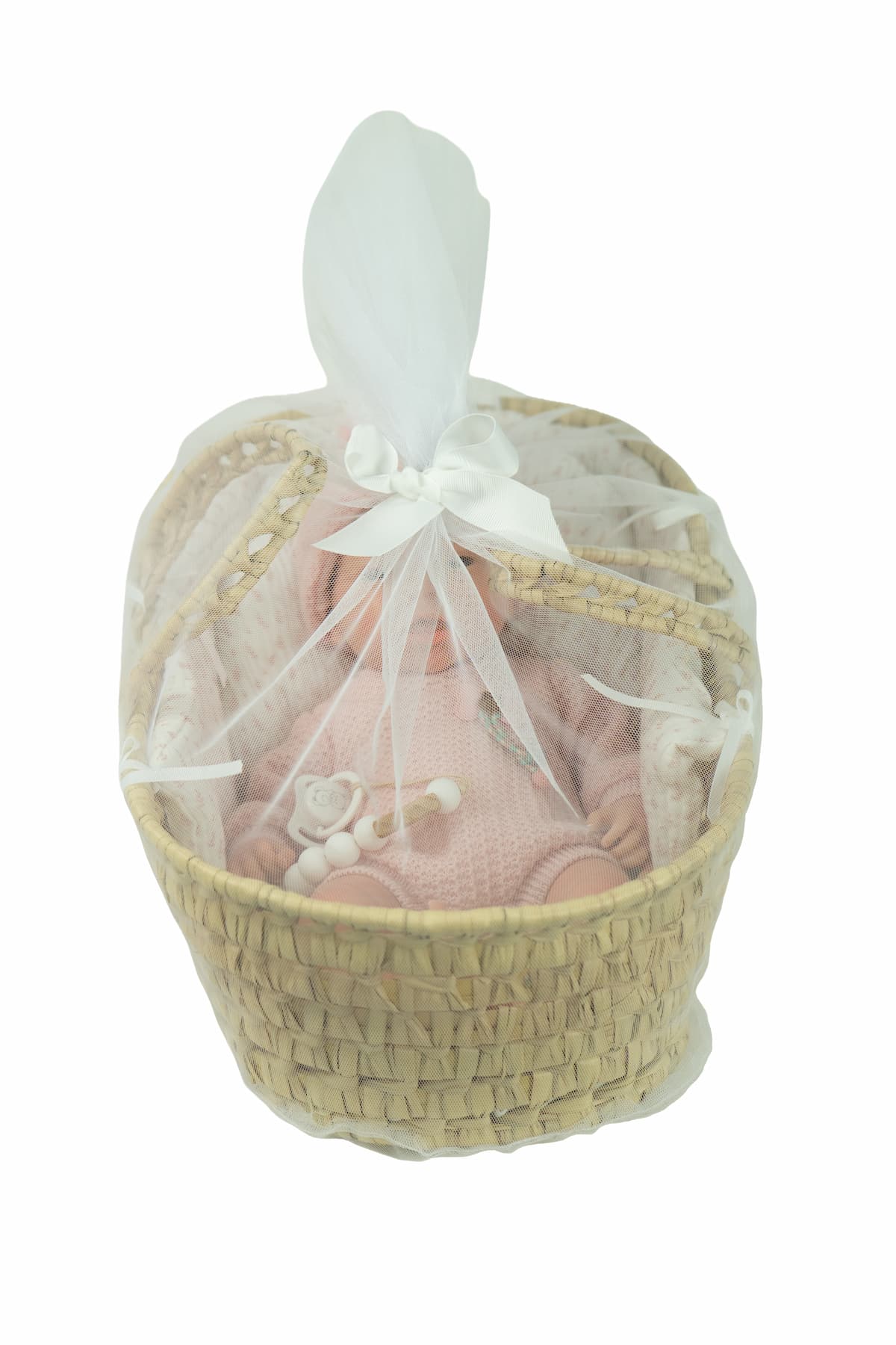 Bebé Real Reborn Arlet 40 cm de Silicona con Capazo de Mimbre | Arias 98230