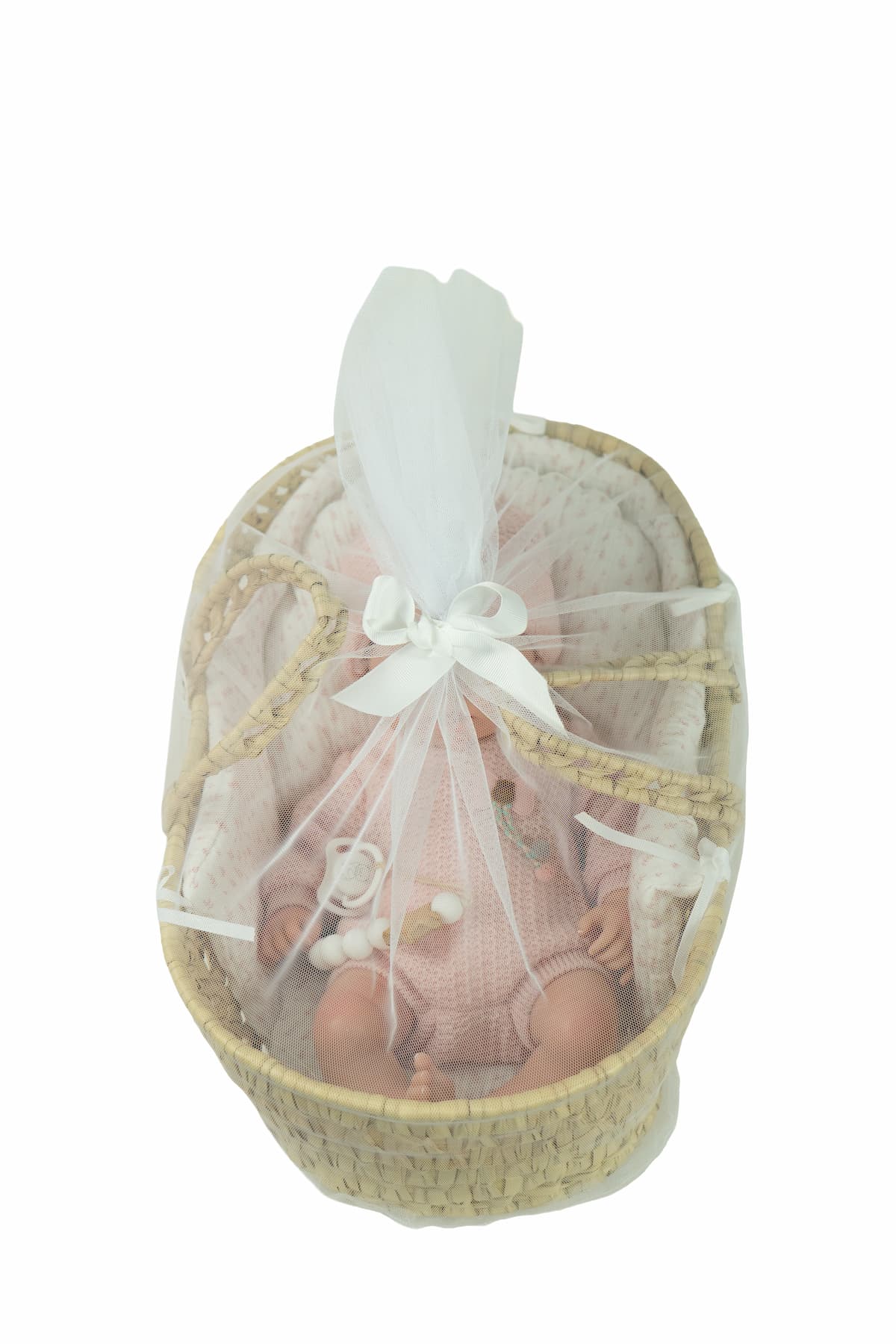 Bebé Real Reborn Arlet 40 cm de Silicona con Capazo de Mimbre | Arias 98230