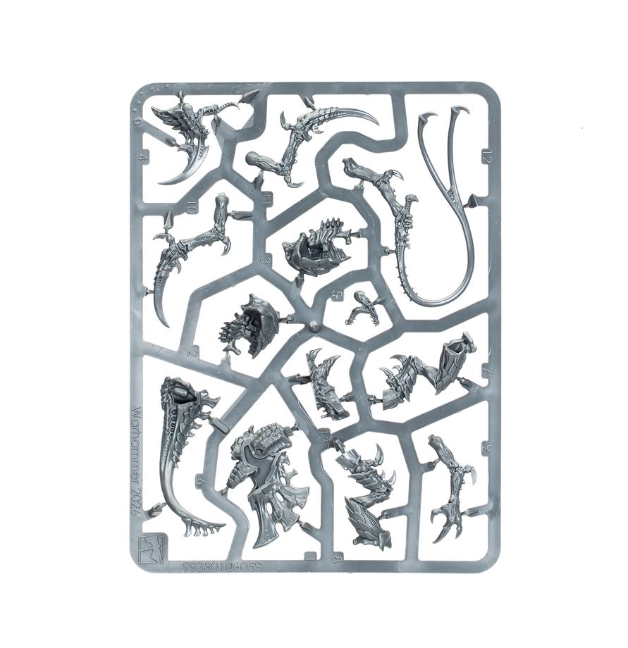 Tiránido Primus con Látigo Orgánico Warhammer 40K - Miniatura plástico 13 piezas peana Citadel 50mm