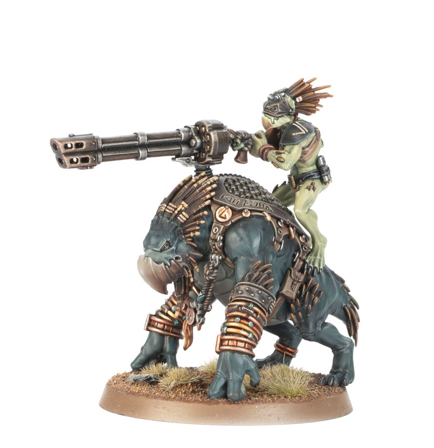 Jinete de Krootox Kroot Warhammer 40K - Miniatura con arma pesada Imperio T'au Games Workshop