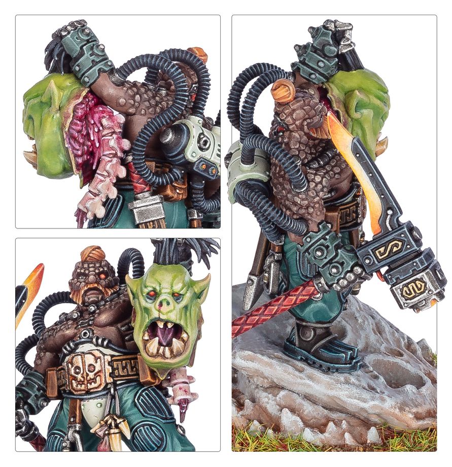 Berehk Stornbröw Warhammer 40K - Detalle Venganza de Kromlôk pico-martillo Ligas de los Votann