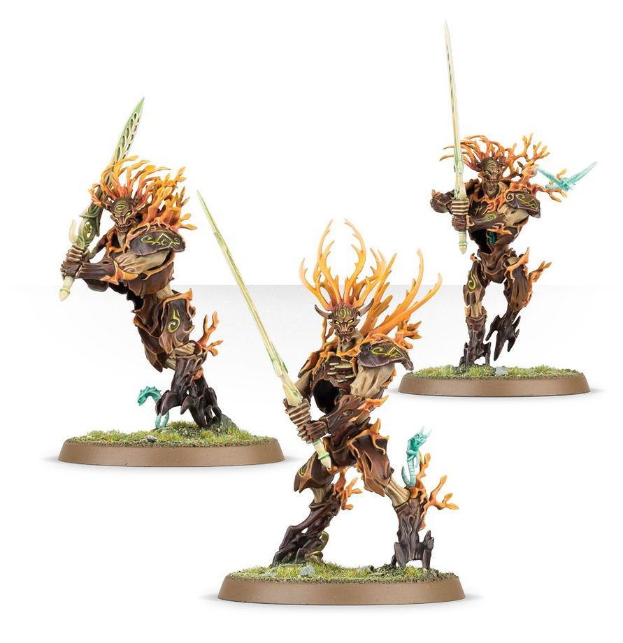 Kurnoth Hunters Sylvaneth - Warhammer Age of Sigmar - Vista frontal del kit