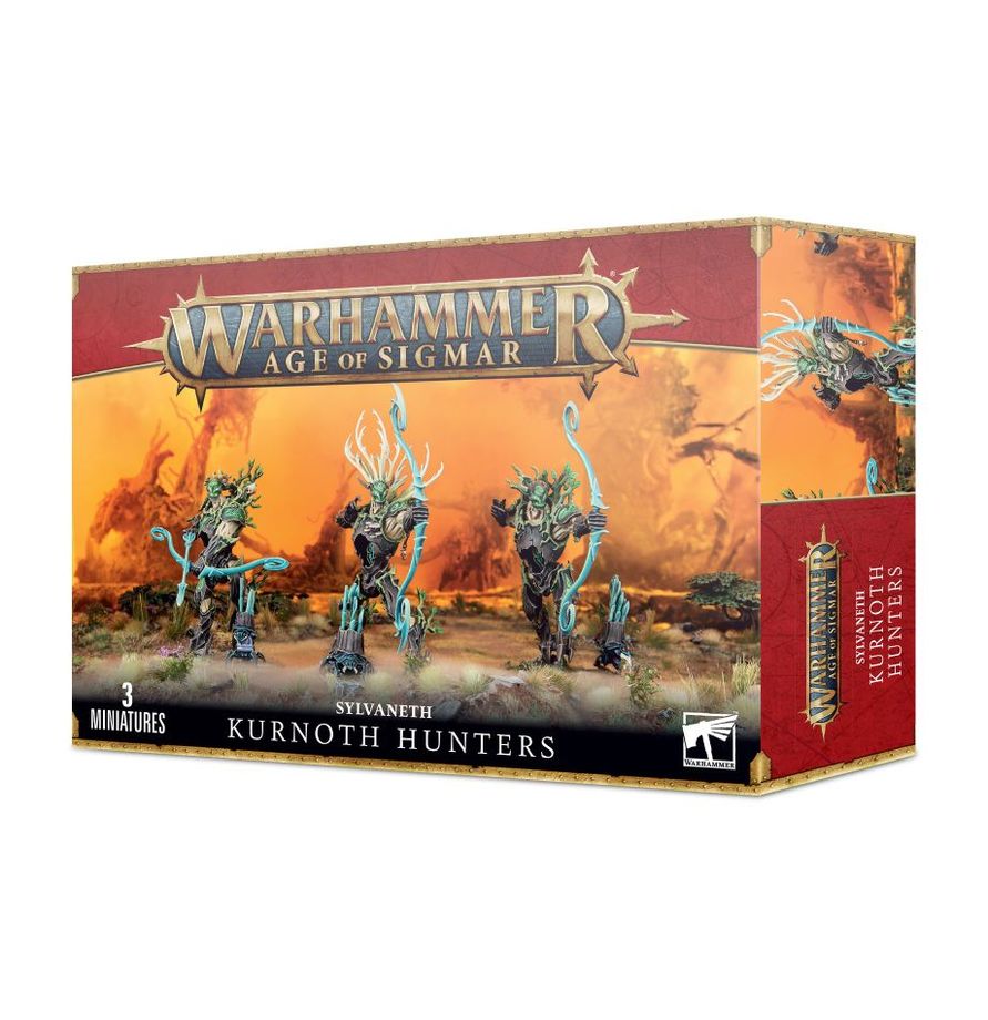 Kurnoth Hunters Sylvaneth - Warhammer Age of Sigmar - Vista frontal del kit