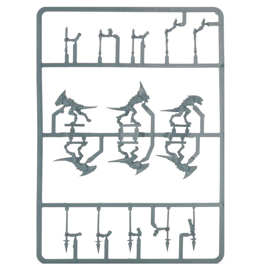 Eslizones Seraphon Skinks con garrote de piedra lunar - Warhammer Age of Sigmar