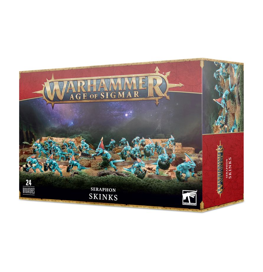 Eslizones Seraphon Skinks - Imagen oficial Games Workshop - 132 piezas plástico