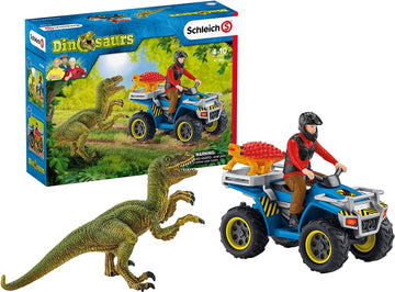 HUIDA EN QUAD DE UN VELOCIRAPTOR