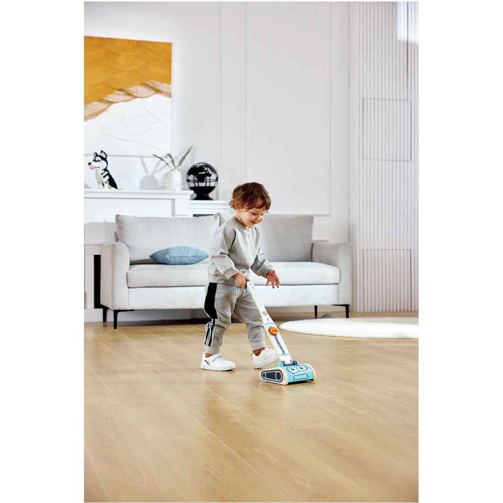 Aspiradora de Juguete Hape Vacuum Playset E3056 | Juego de Imitación para Niños +2 años