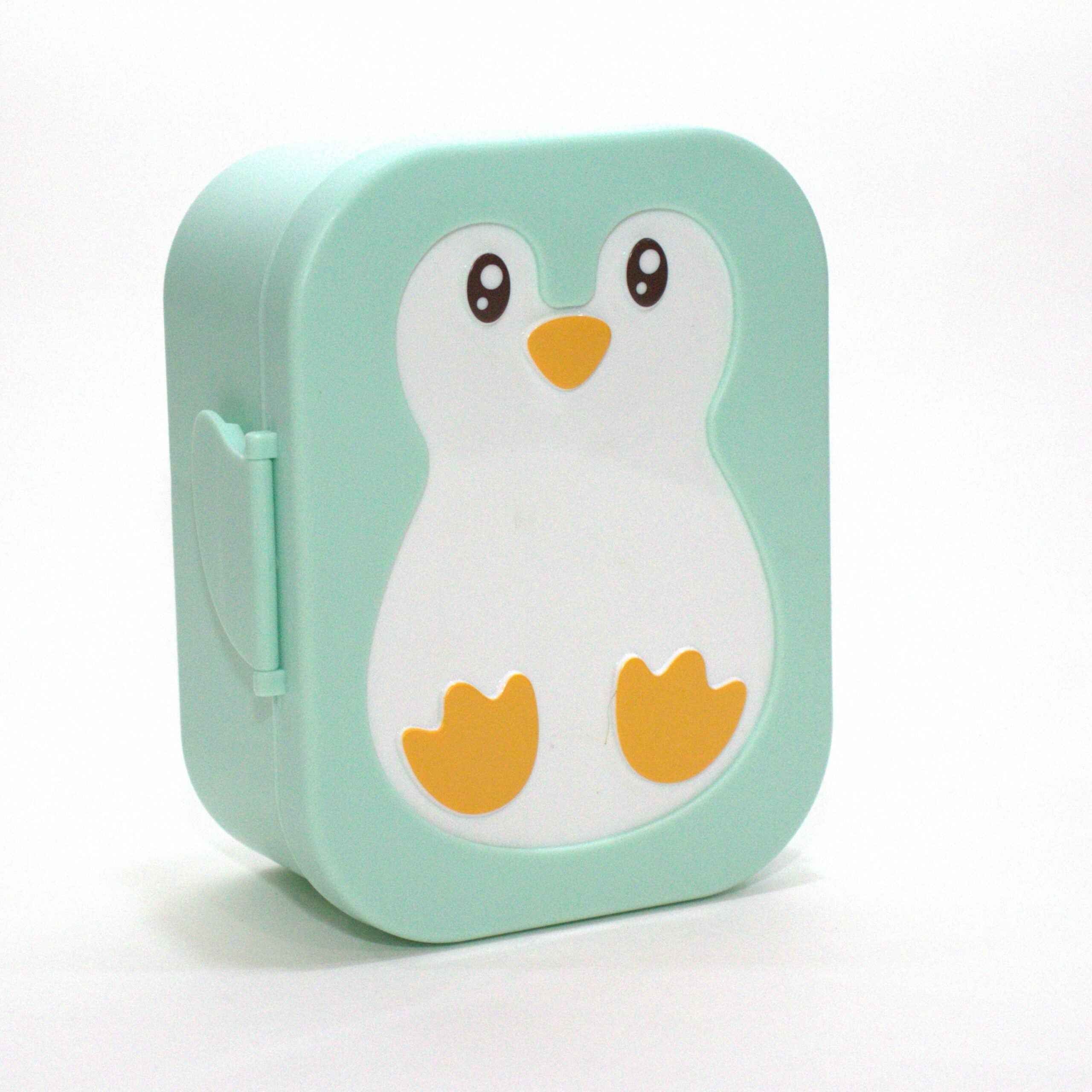 Fiambrera Infantil Pingüino Verde YUKO
