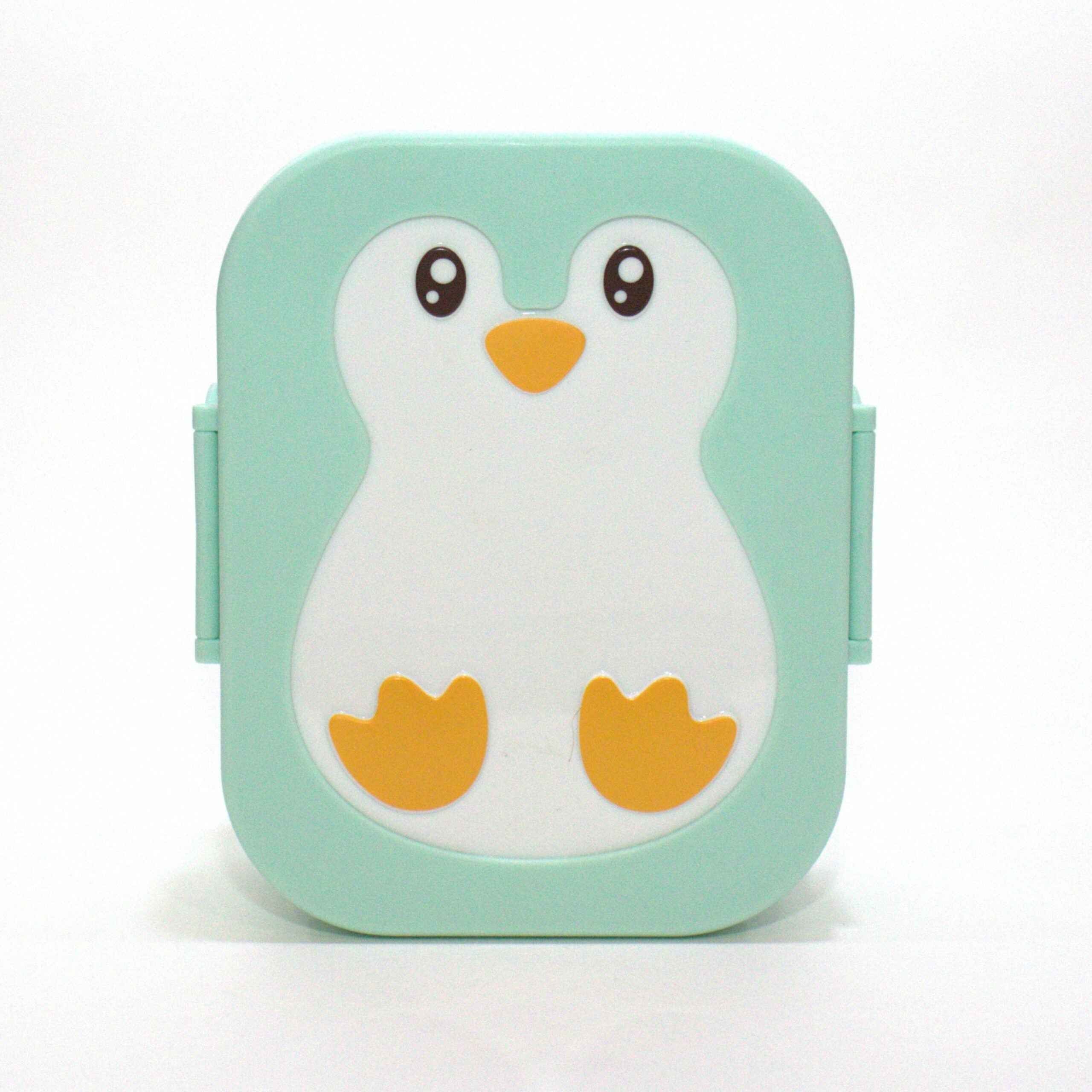 Fiambrera Infantil Pingüino Verde YUKO