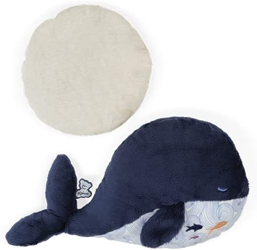 Bolsa extraíble de bolas de arcilla y flores de lavanda del peluche ballena térmica Kaloo K970700