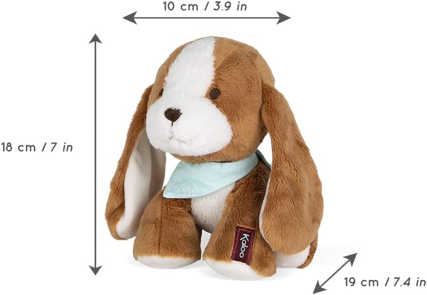 Caja de regalo decorativa premium con cajón del peluche Tiramisú Kaloo – lista para regalar en nacimiento o bautizo