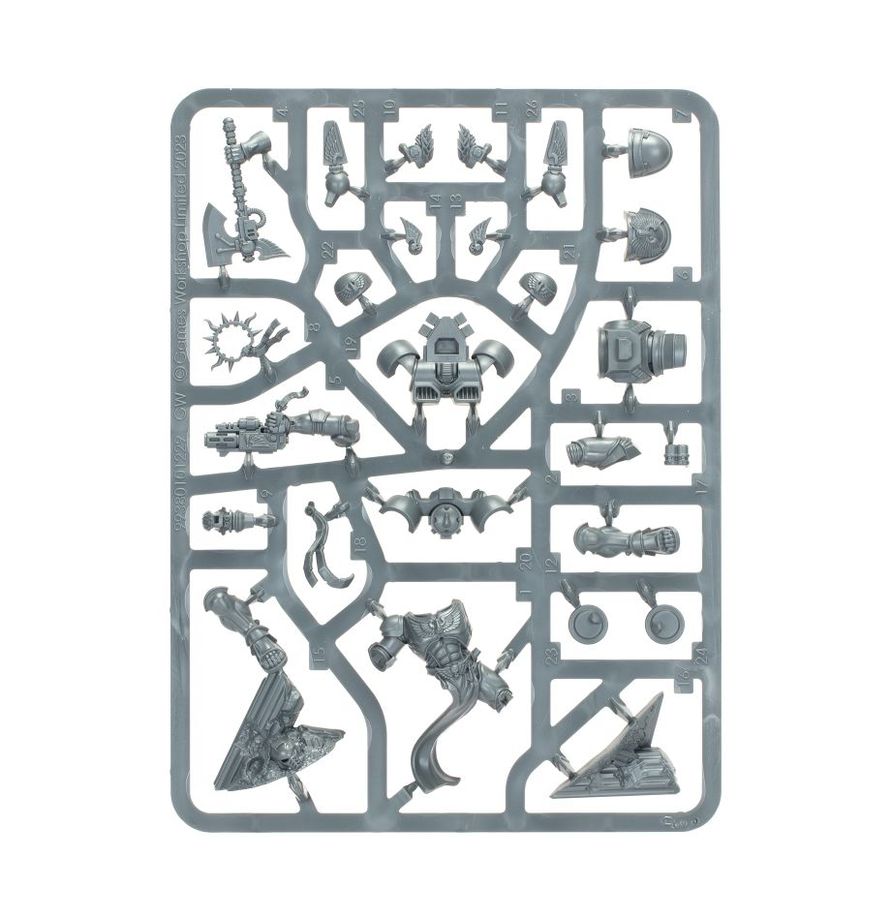 Hacha Mortalis Comandante Dante - Arma legendaria Ángeles Sangrientos Warhammer 40000