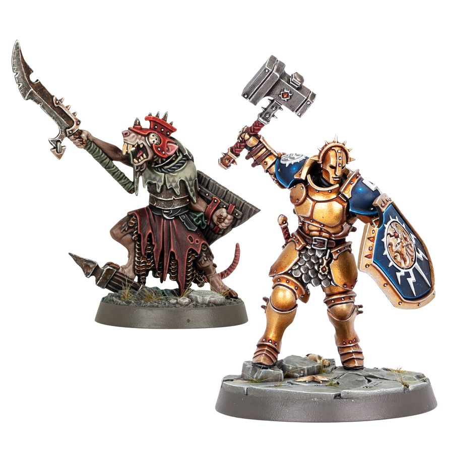 Contenido kit iniciación Warhammer Age of Sigmar - Revista 88 páginas y miniaturas Citadel