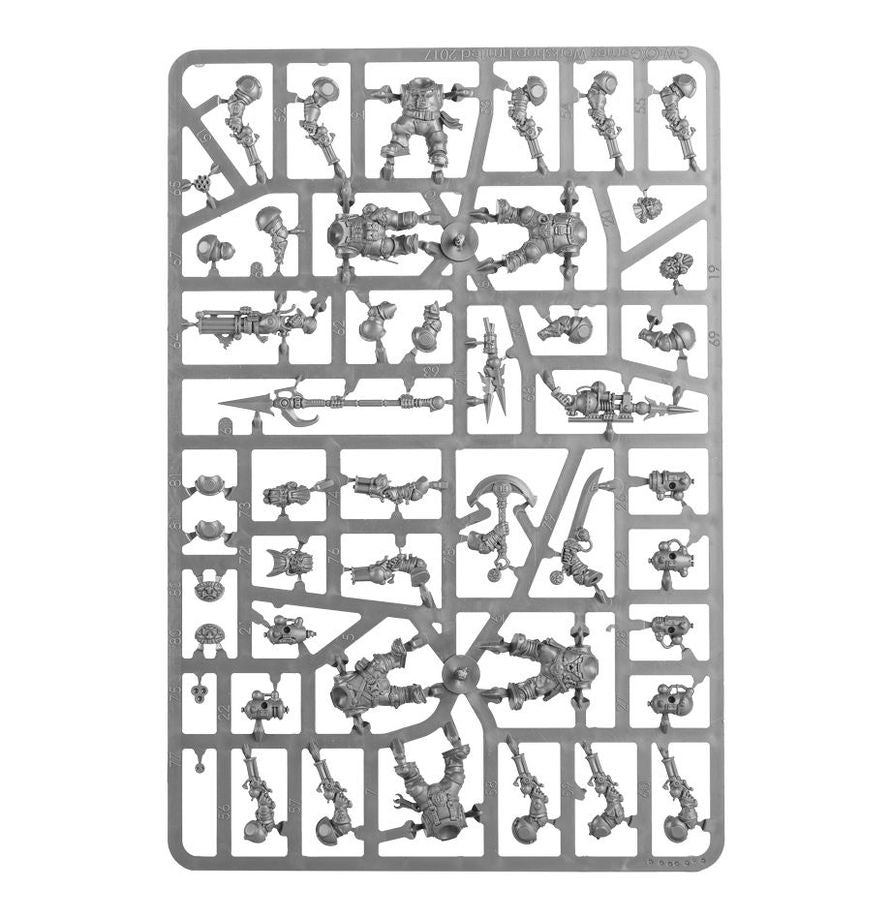 Kit 10 miniaturas Arkanaut Company - Vista lateral Warhammer Age of Sigmar