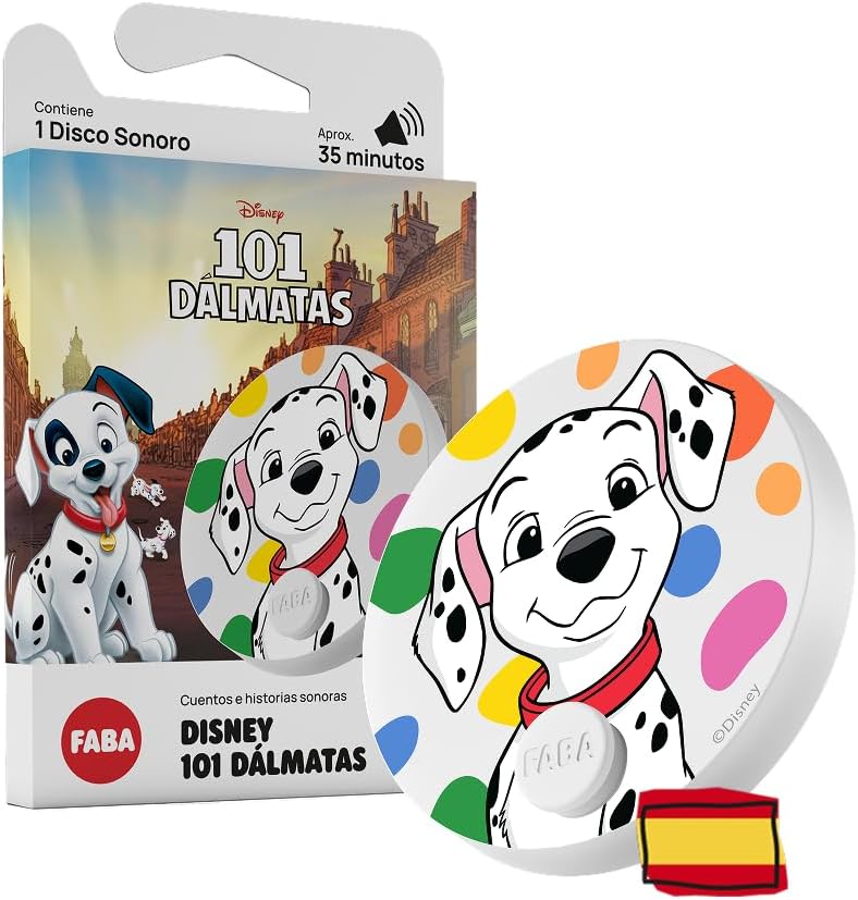Cuento 101 Dálmatas Disney - Disco sonoro Faba