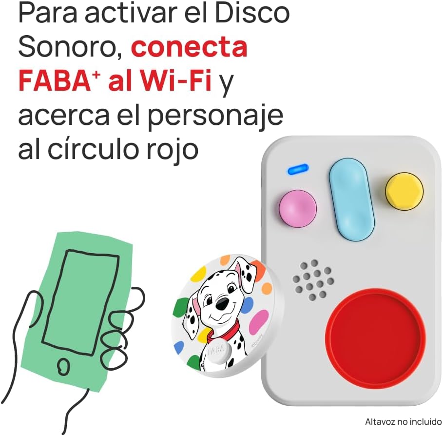 Cuento 101 Dálmatas Disney - Disco sonoro Faba