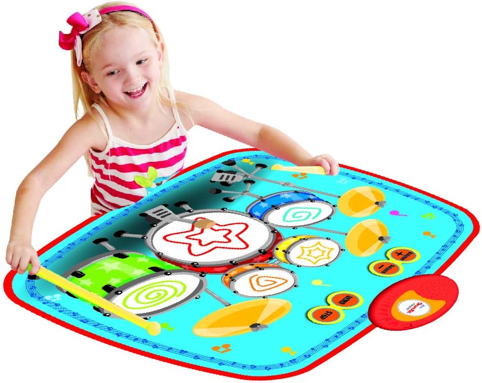 Manta musical infantil Playmats con baquetas para bebés desde 12 meses"