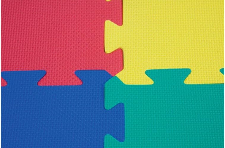 Suelo de eva amaya densidad 35 – kit puzzle 101x101 cm con acabados perimetrales