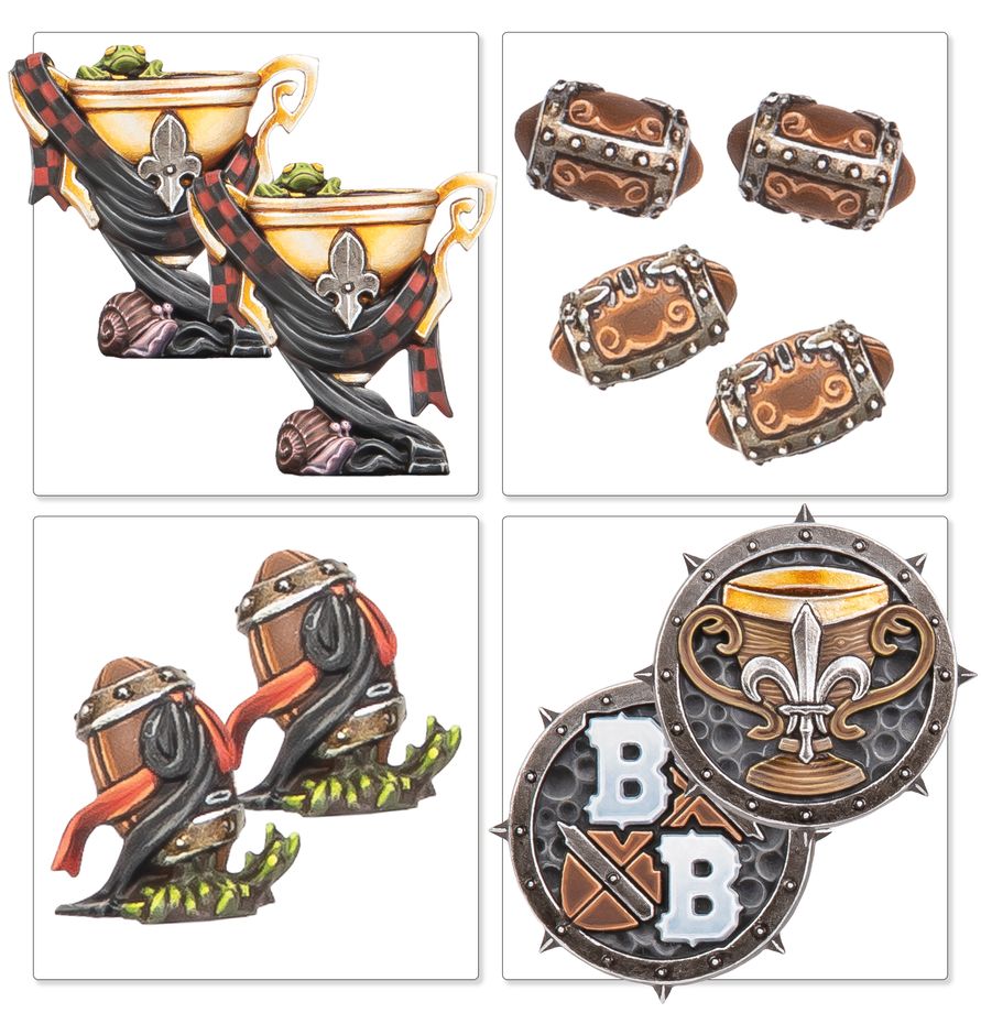 Blood Bowl 3ª Temporada – Tablero de juego doble cara: césped y astrogranito