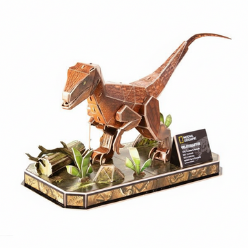 Puzzle 3D velociraptor de national geographic, 63 piezas +8 años 803145