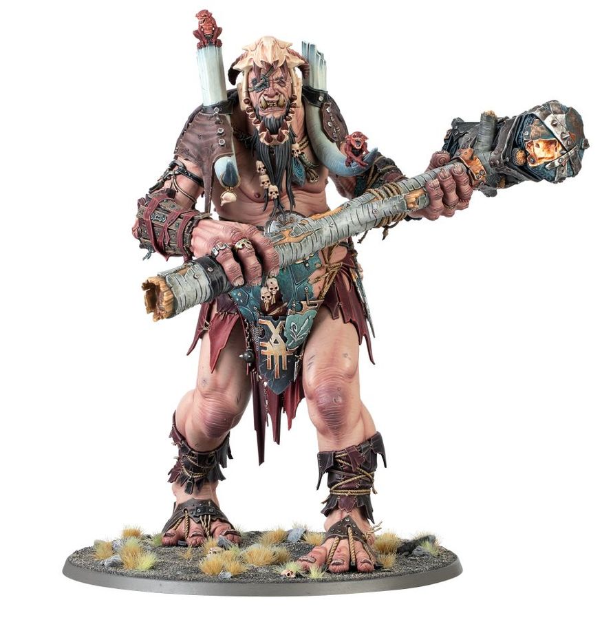 Warhammer Age of Sigmar King Brodd Rey Megagargantes - caja completa kit multicomponente 167 piezas