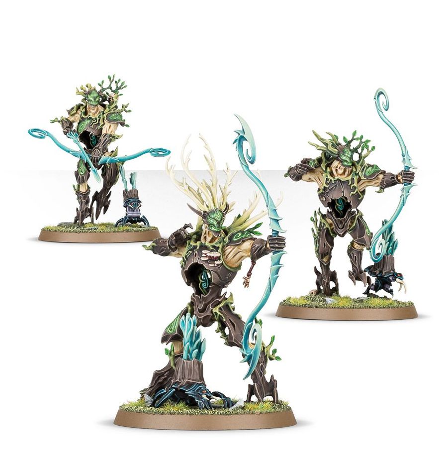 Kurnoth Hunters Sylvaneth - Detalle de miniaturas pintadas Warhammer