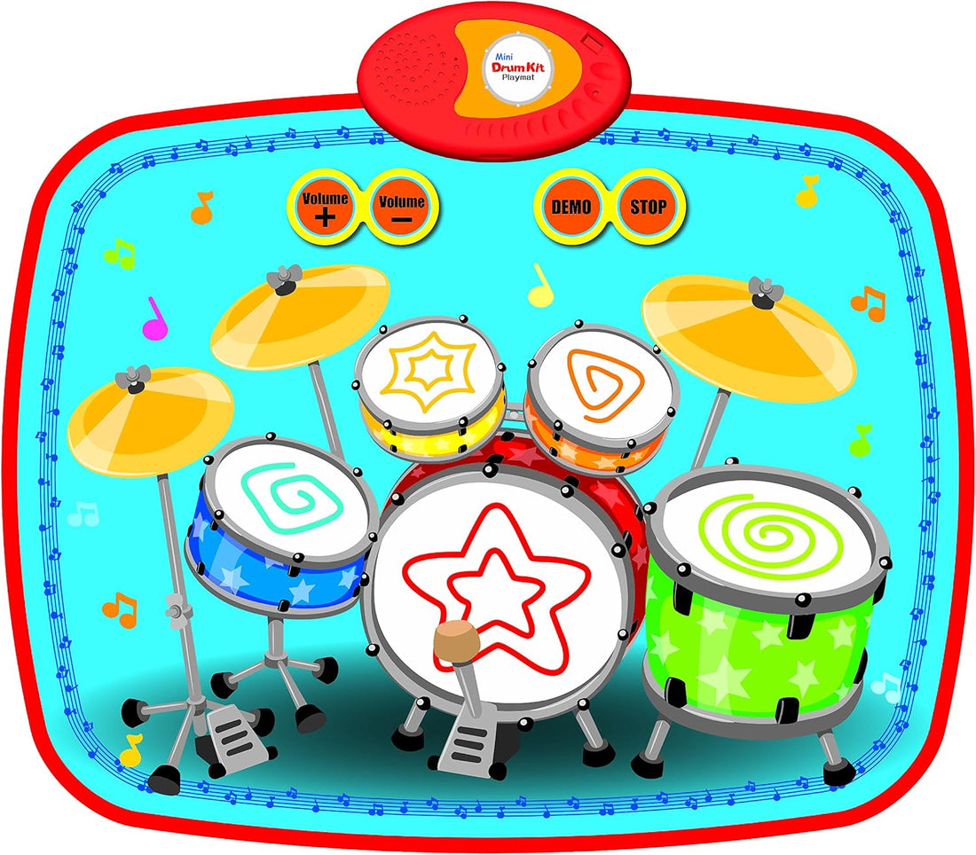 Manta musical infantil Playmats con baquetas para bebés desde 12 meses"