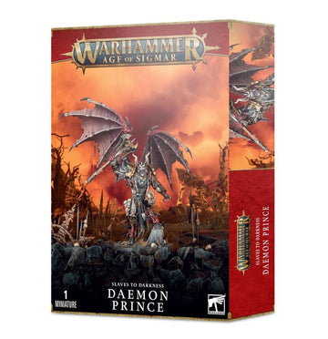 Miniatura Príncipe Daemon Warhammer 40K y Age of Sigmar personalizado con hacha daemónica