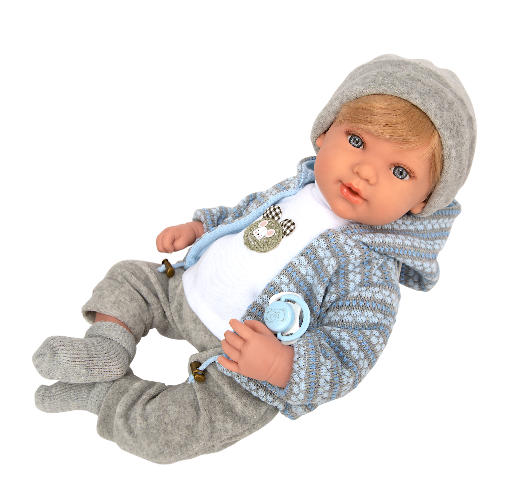 Muñeca Arias Elegance Iria Azul 45 cm - vista lateral