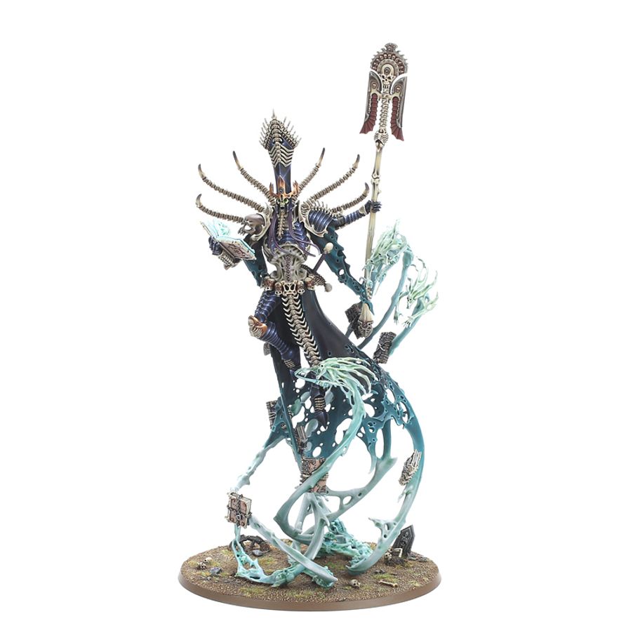 Nagash Warhammer Age of Sigmar - opción de montaje con Zefet-nebtar y energía etérea