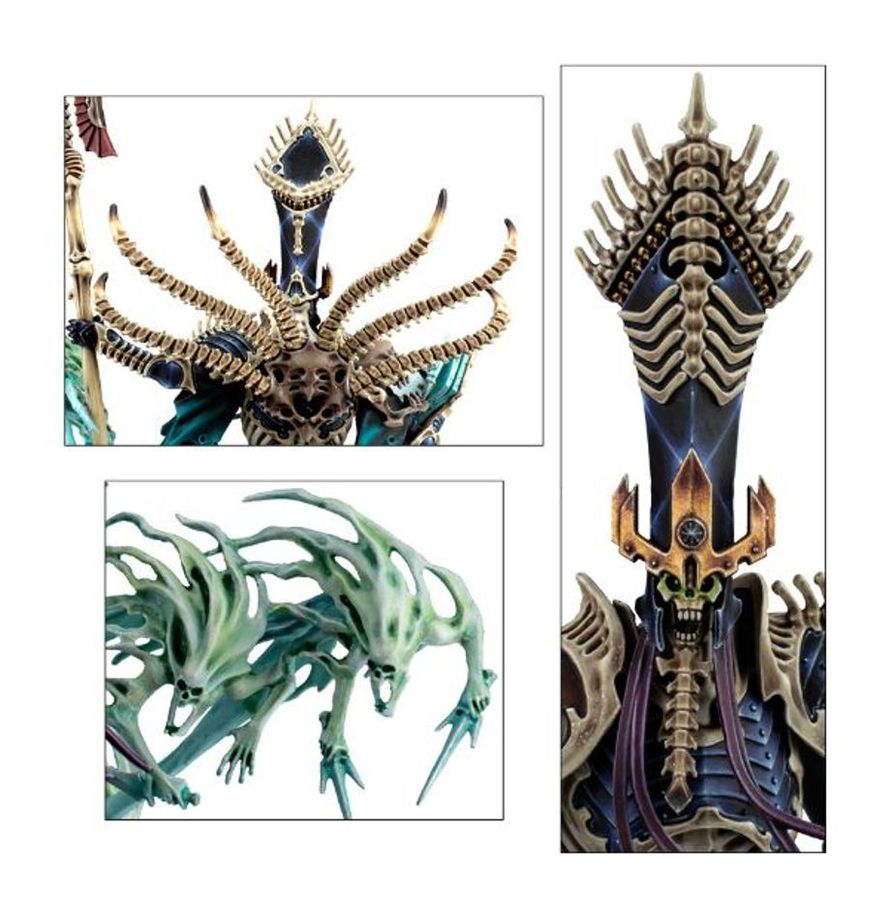 Nagash Gran Nigromante Warhammer Age of Sigmar - 79 piezas de plástico multicomponente detalle