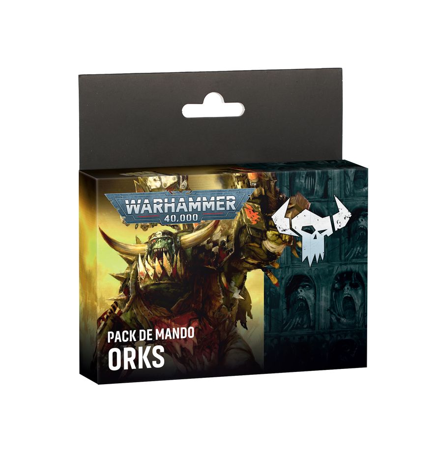 Tarjeta de reglas de destacamento Orks - Pack de Mando Warhammer 40,000
