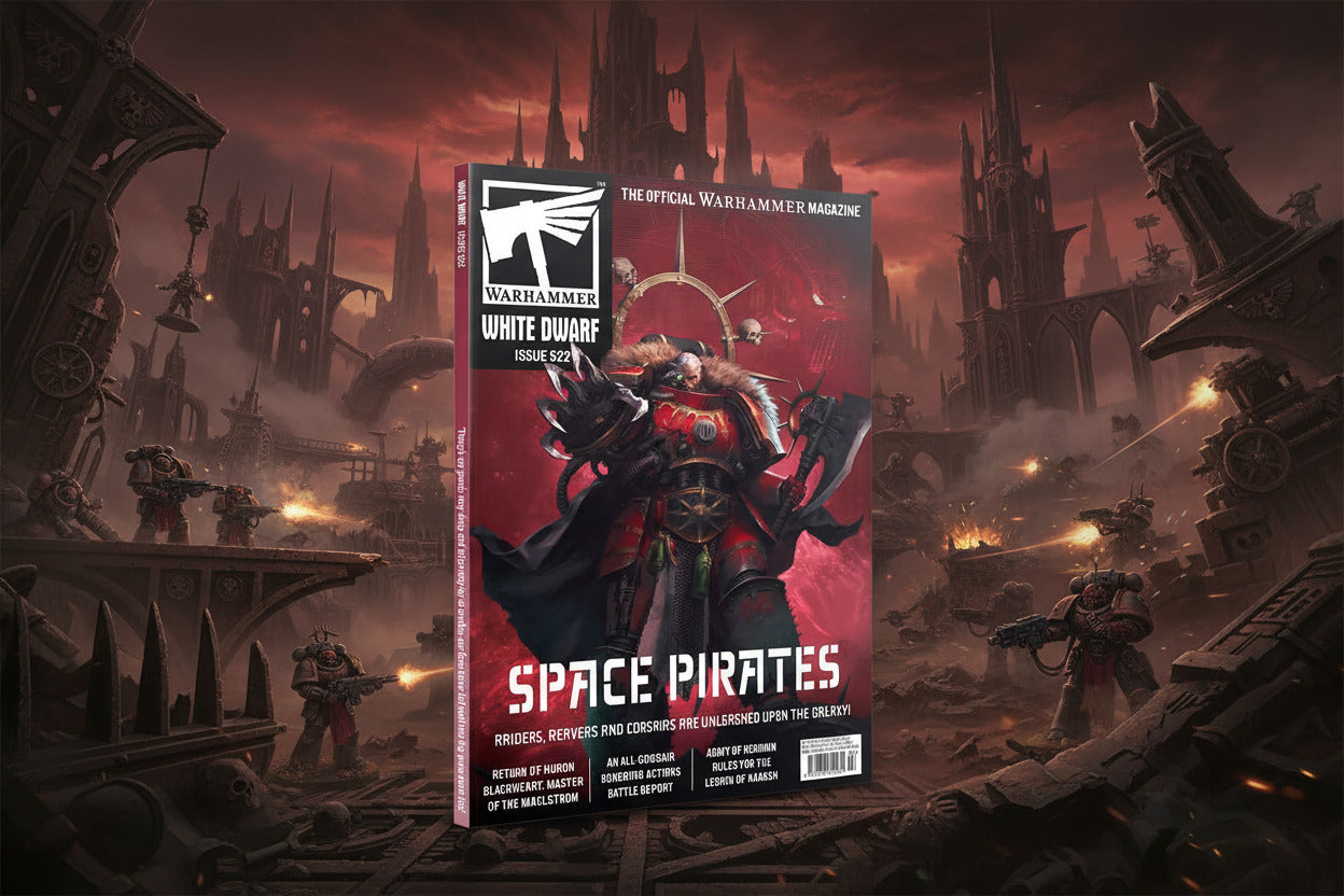 Portada de la revista Warhammer Space Pirates Issue 522 edición en coleccionista