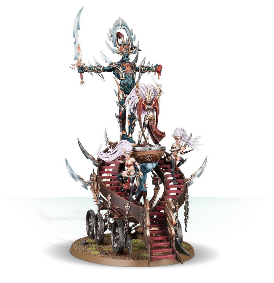 Medusa Arruinasangre Hijas de Khaine Warhammer Age of Sigmar - miniatura multicomponente de plástico