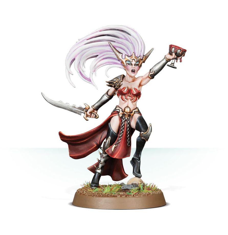 cechasombras Khainitas Hijas de Khaine Warhammer Age of Sigmar - unidad de 9 miniaturas