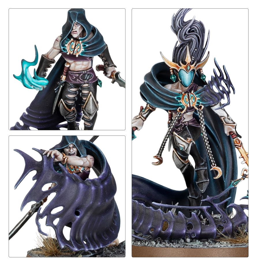 Warhammer Age of Sigmar - Hijas de Khaine: Aquelarre Sombrío Khainita (Punta de Lanza)