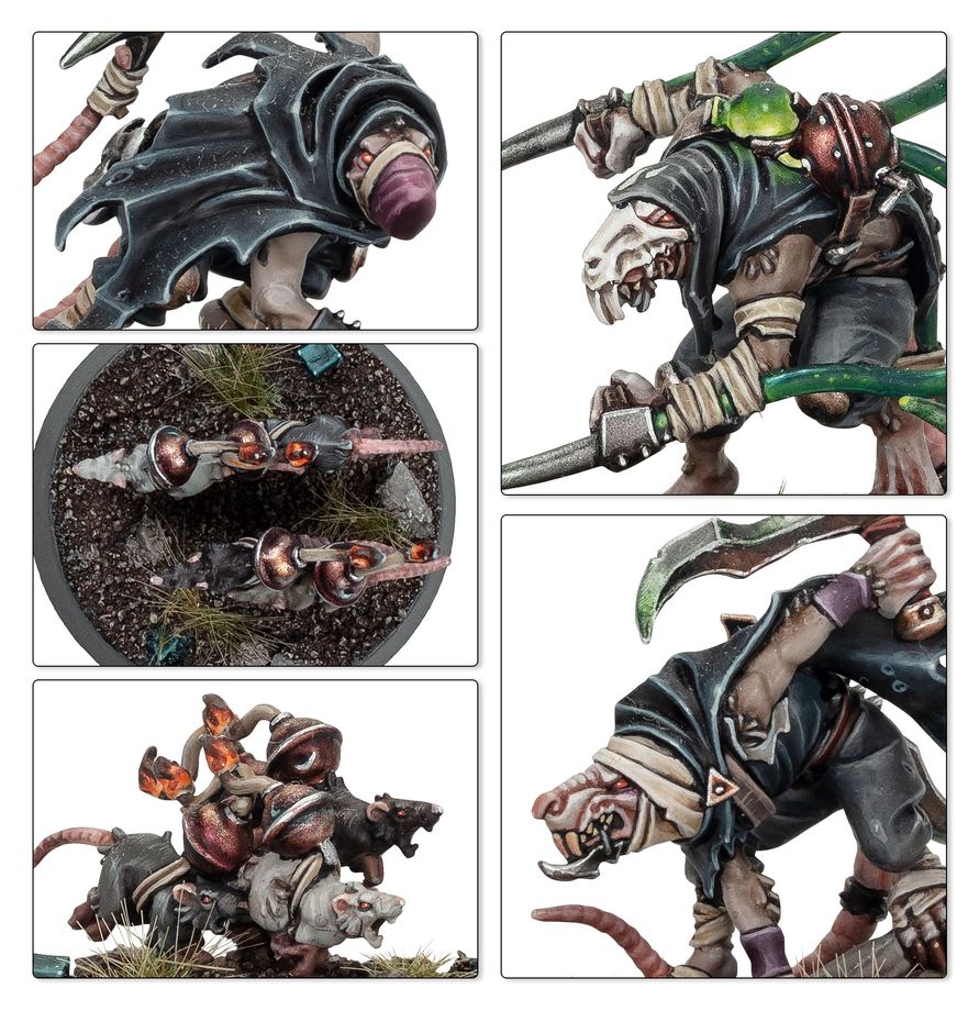 Personalización miniaturas Spearhead Ciudad de Ceniza - cabezas intercambiables Warhammer