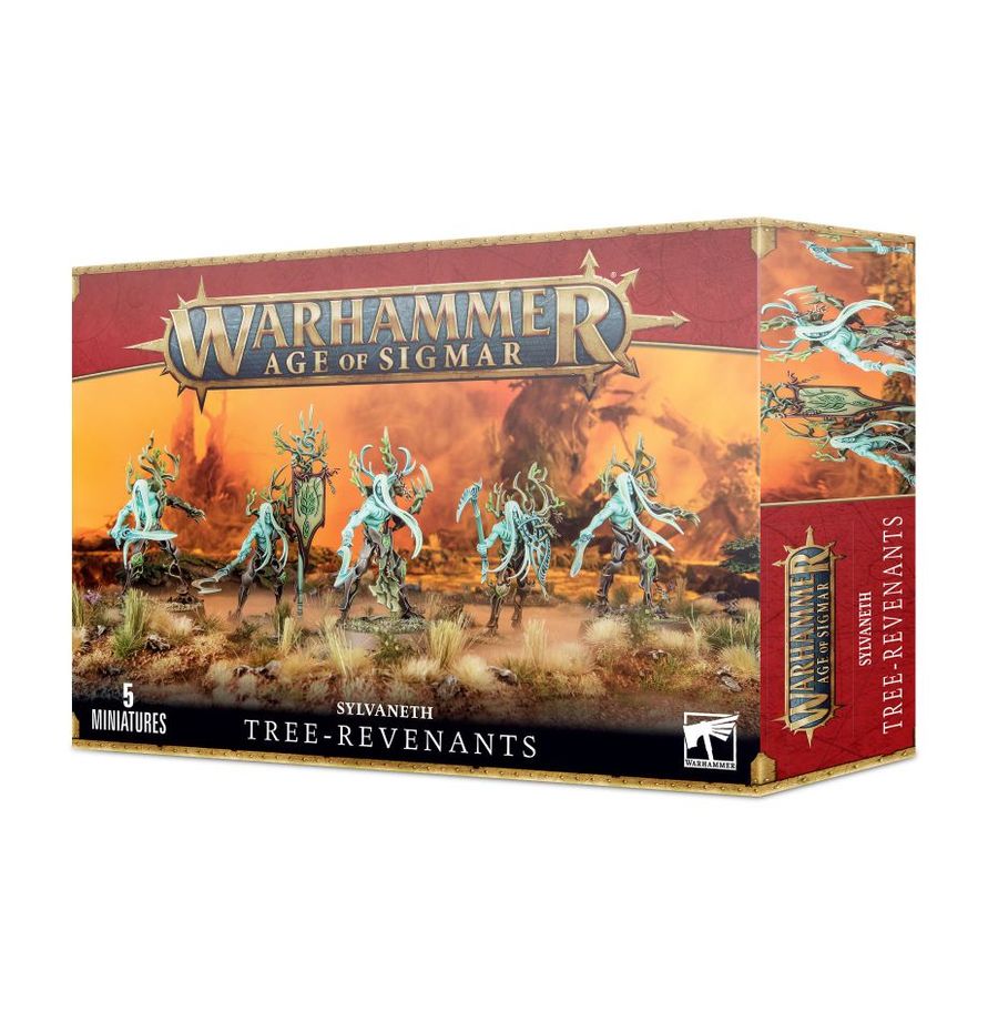 Sylvaneth Tree-Revenants - Warhammer Age of Sigmar - Vista frontal del kit