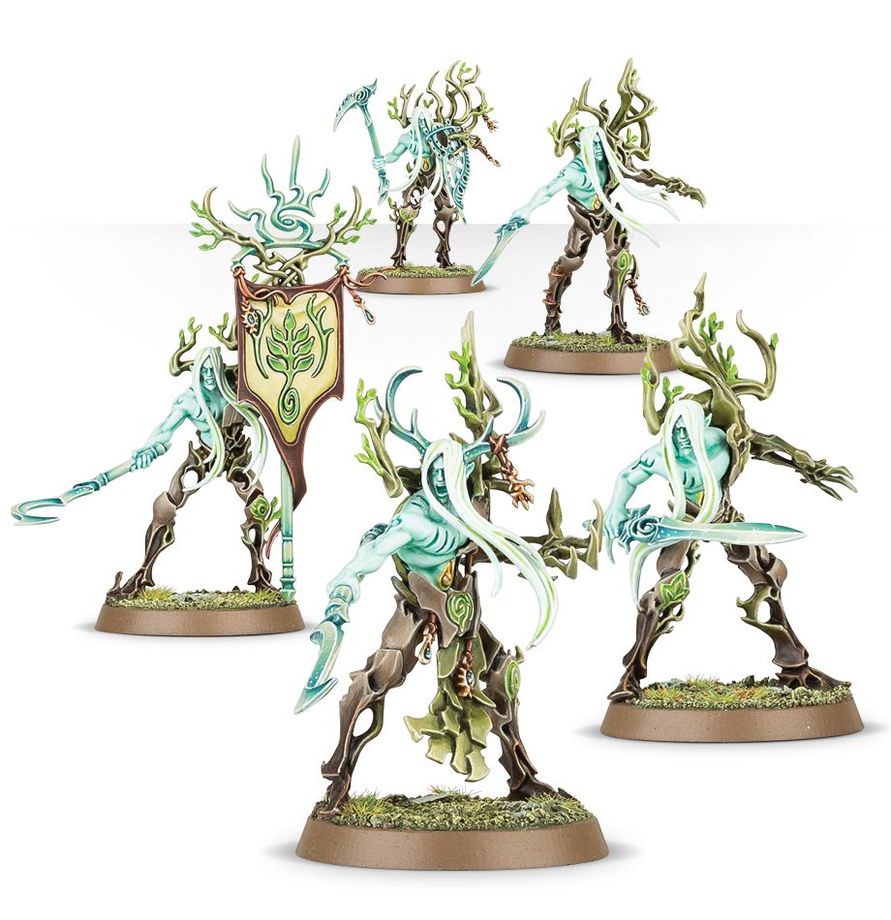 Sylvaneth Tree-Revenants - Warhammer Age of Sigmar - Vista frontal del kit