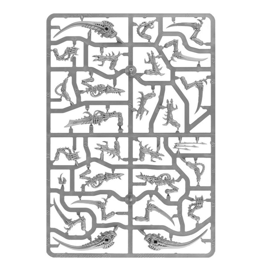 Tiranido Prime con apendice guadana - Miniatura lider Warhammer 40K para pintar y coleccionar