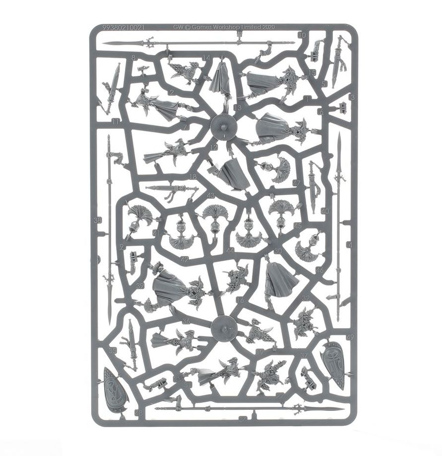 uralan Wardens sin montar plástico multicomponente - Lumineth Warhammer Age of Sigmar