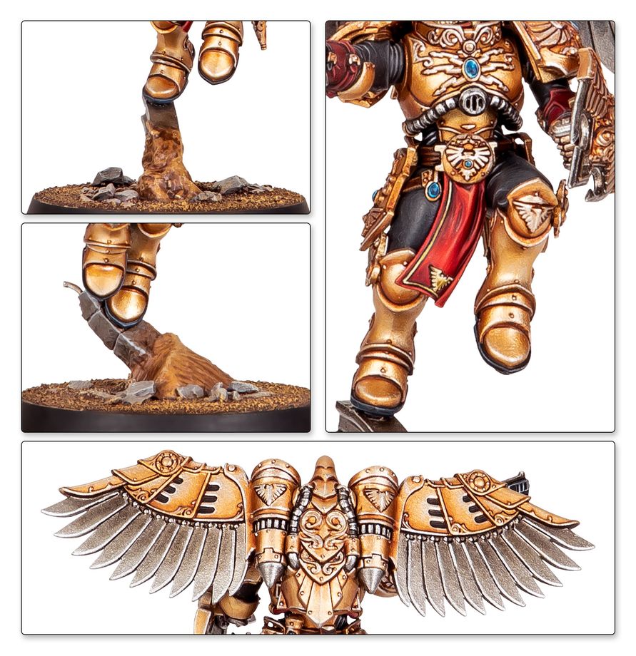 Venatari Sodality pintados - Infantería aérea élite Legio Custodes Warhammer The Horus Heresy