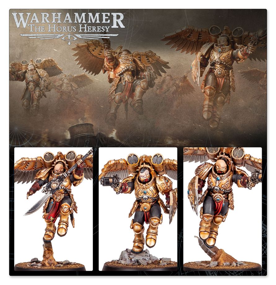 Venatari Sodality - Piezas intercambiables cabezas y hombreras kit plástico Horus Heresy, warhammer