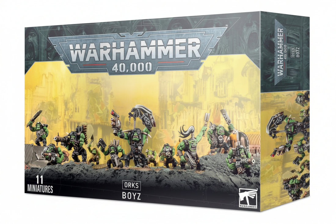 Ork Boyz 11 miniaturas Warhammer 40.000 – caja oficial Games Worksho