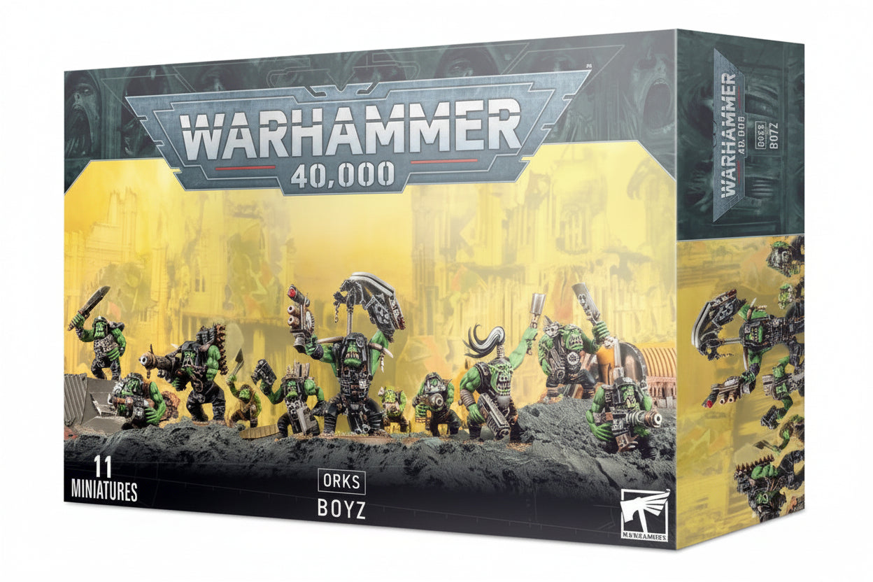 Ork Boyz 11 miniaturas Warhammer 40.000 – caja oficial Games Worksho